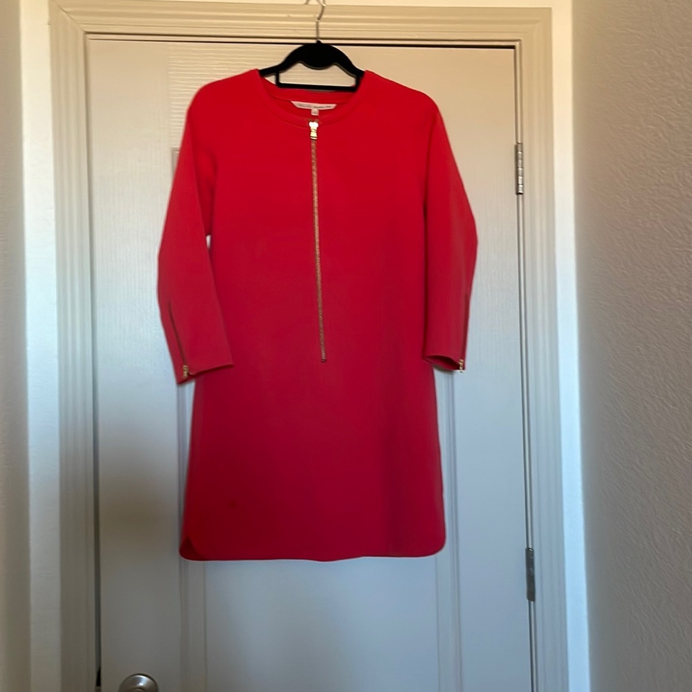 Rachel Rachel Roy zip down coral dress